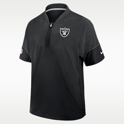 Las Vegas Raiders Sideline Coach Men's Nike NFL 1/2-Zip Short
